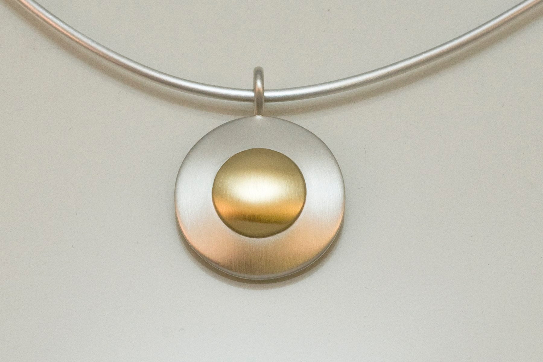 Gold and silver hot pendent